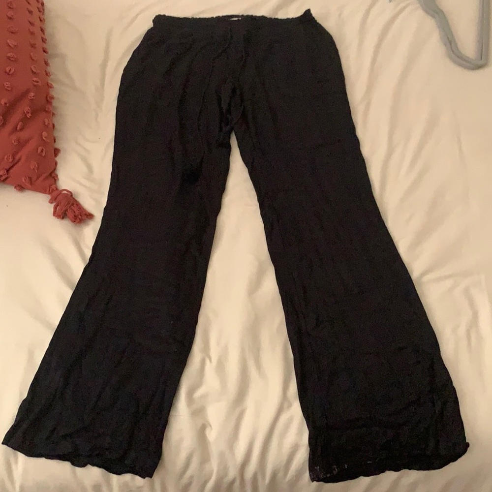 Wide leg beach pant